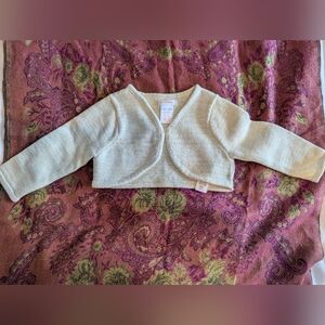 3/$20! Joe Fresh Baby Sparkly Knit Bolero Cardigan